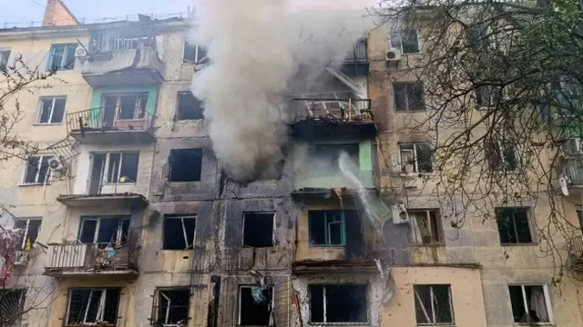 Russian forces strike Pavlohrad, injuring 12 civilians