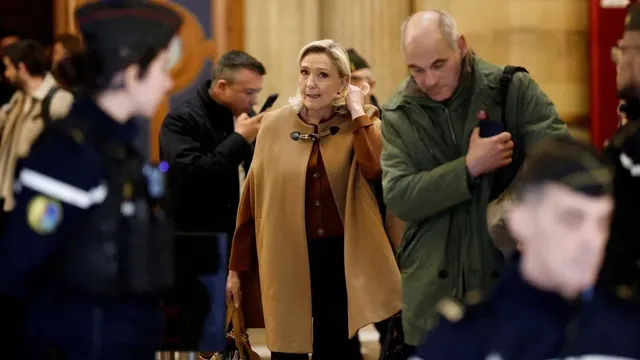 Marine Le Pen faces five-year ban from office amid corruption trial