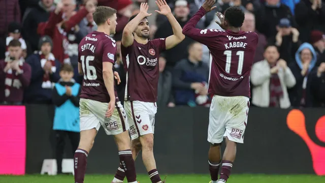 Hearts lead Scottish Premiership title challenge amidst chaos