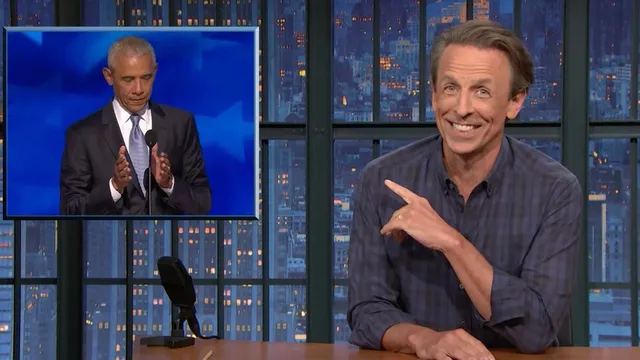 Seth Meyers Supports Obama Criticizing Trump