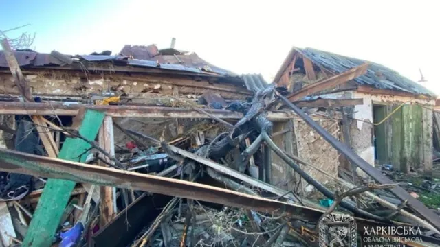 Five injured as Russian drones strike private house in Kharkiv