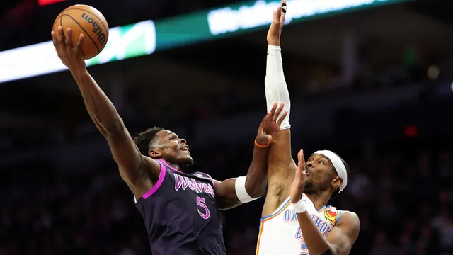 Timberwolves defeat Thunder as Anthony Edwards shines