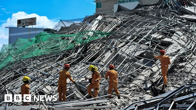 Rescue efforts end as hope fades for victims trapped in collapsed building in the Philippines