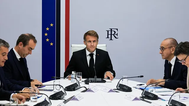 French President Emmanuel Macron condemns violence and looting during nationwide protests