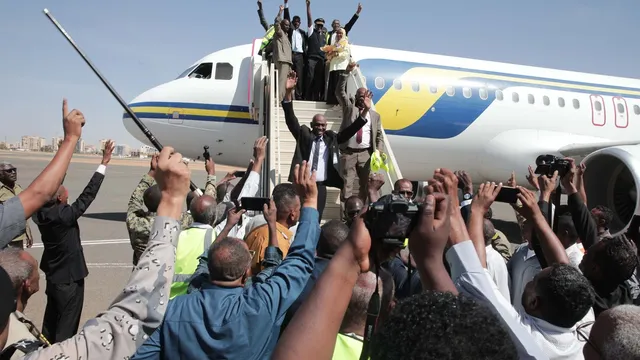 Second commercial flight arrives in war-torn Khartoum