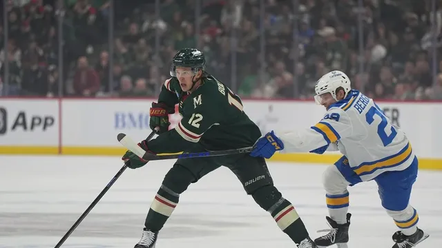 Matt Boldy's hat trick leads Minnesota Wild to 5-4 win over St. Louis Blues in NHL game