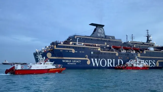 Tragic fire on cruise ship kills crew member during Singapore voyage