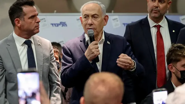 Israeli Prime Minister Benjamin Netanyahu warns Iran against disrupting October 27 election