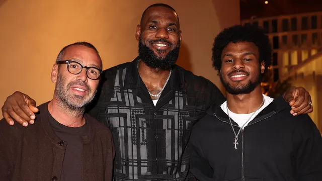 LeBron James dines with celebrities before crucial Miami Heat showdown