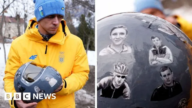 Ukrainian athlete disqualified for honoring fallen comrades with helmet