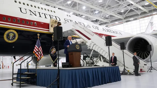 Trump unveils new Air Force One jet gifted by Qatar