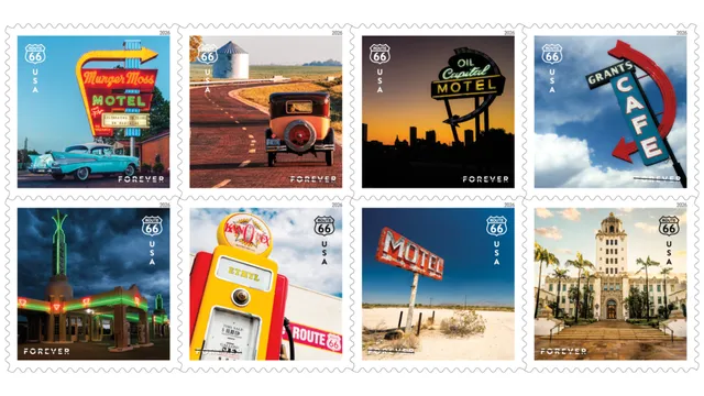 USPS prepares for Route 66 stamp launch in May 2026
