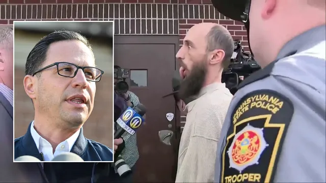 Arsonist targets Pennsylvania governor's mansion in shocking attack