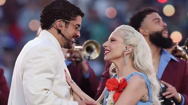 Bad Bunny and Lady Gaga celebrate their mutual admiration at Super Bowl