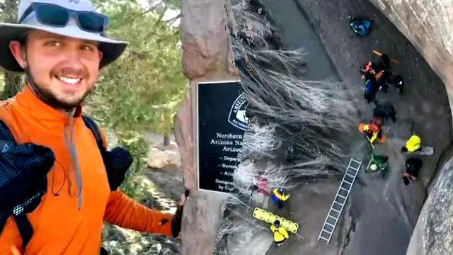 Hiker trapped in quicksand during solo trek in Utah