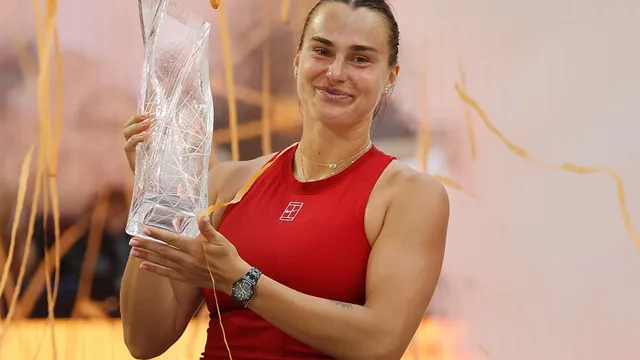 Aryna Sabalenka claims first Miami Open title with straight-sets victory