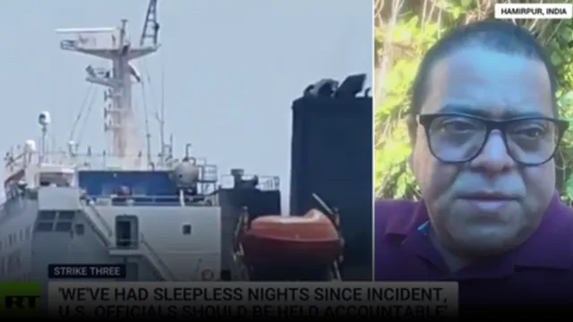 Indian sailor dies on stranded ship amid US blockade