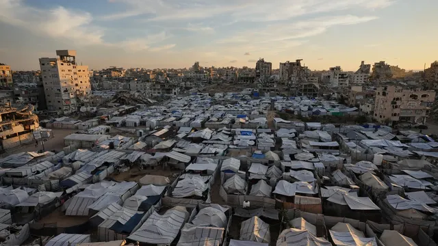 Israeli military has demolished most buildings in Gaza towns it controls, satellite images show