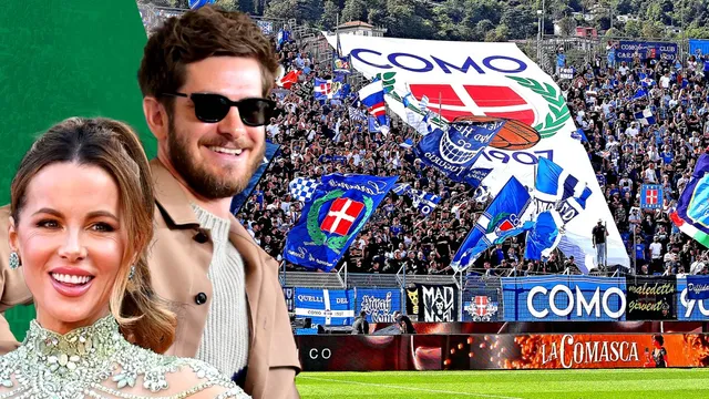 Celebrities flock to Lake Como's stunning stadium this fall