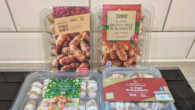 Supermarkets clash in pigs in blankets taste test showdown