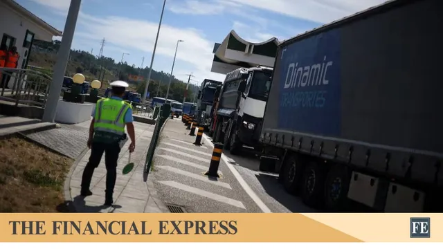 Truckers and commuters in Portugal protest against record fuel prices and taxes