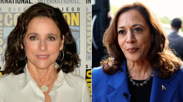 Julia Louis-Dreyfus Distinguishes 'Veep' Character from Kamala Harris at DNC