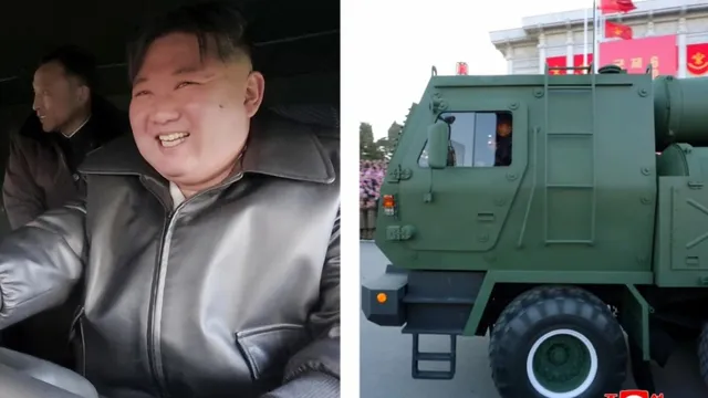 Kim Jong Un showcases 50 new rocket launchers amid rising tensions