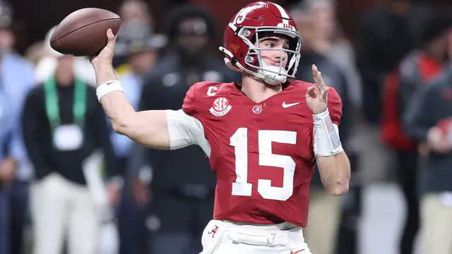 Ty Simpson struggles under pressure in Alabama's game against Georgia