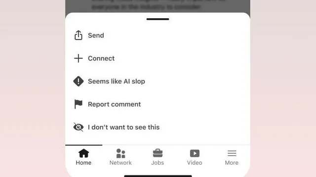 LinkedIn introduces button to flag AI-generated content