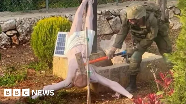 Israeli soldier vandalizes Jesus statue, Netanyahu responds