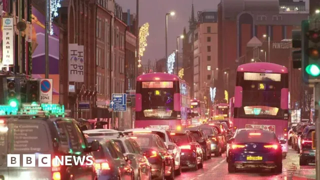 DfI urges Belfast to work from home to escape traffic chaos