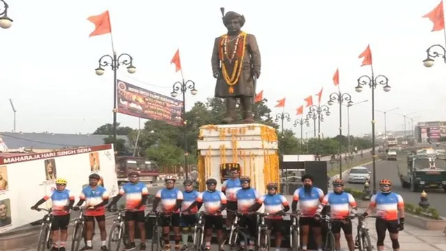 Indian Air Force cycling expedition from Kanyakumari to Kargil honors 1999 war heroes