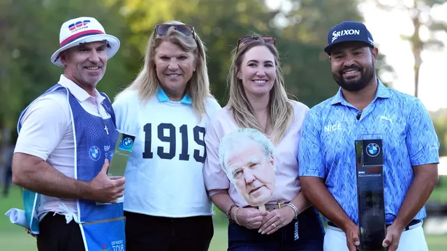 American golfer J.J. Spaun wins BMW PGA Championship in England after Presidents Cup snub