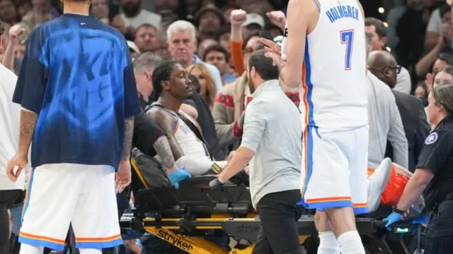 Oklahoma City Thunder guard Jalen Williams suffers serious lower left leg injury in win over Los Angeles Clippers