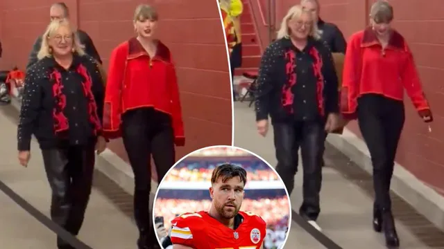 Taylor Swift cheers for Travis Kelce at Chiefs game