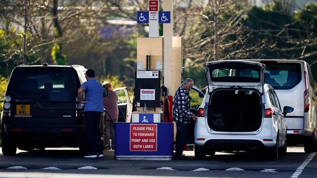 UK fuel prices soar as drivers urged to cut non-essential journeys