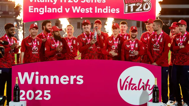 Harry Brook leads England to five straight victories in T20 series