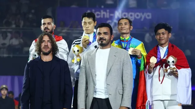 Myanmar's Wai Khin Hnin wins first Asian Games teqball gold in Japan
