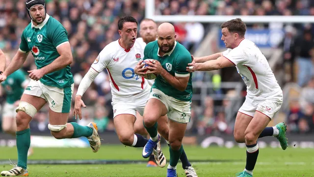 Jamison Gibson-Park celebrates 50th cap for Ireland in Six Nations clash