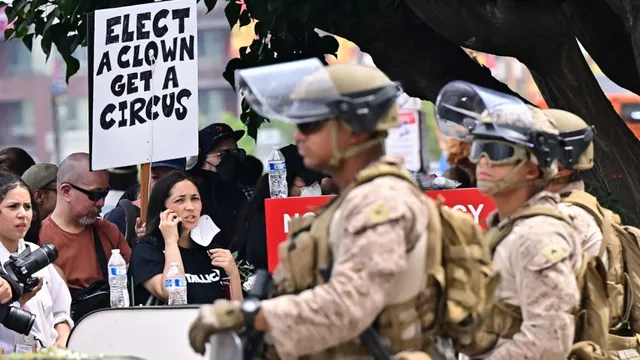 Protests planned against Trump’s military parade and birthday celebration
