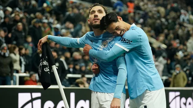 Manchester City secures 2-0 lead against Newcastle in Carabao Cup semi-final