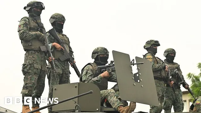 Ecuador declares war on drug gangs with massive military deployment