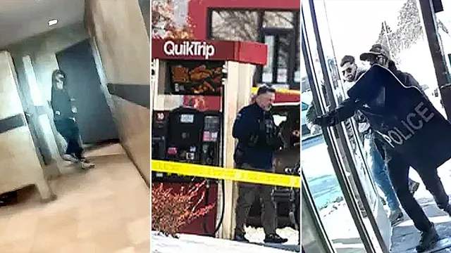 Illegal immigrant injures four officers in Omaha gas station shootout