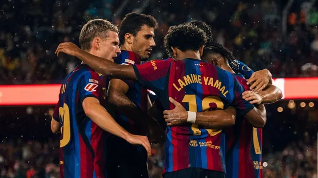 Raphinha's hat trick leads Barcelona to 7-2 win over Racing Santander in Spanish league