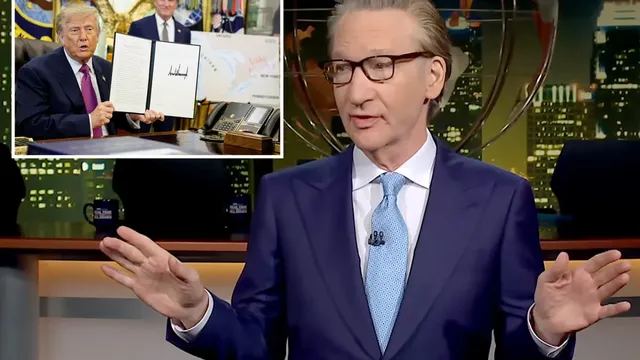 Bill Maher mocks liberals for outrage over Trump's Lake America renaming