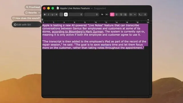 Apple tests hidden Siri interface in macOS 27 beta