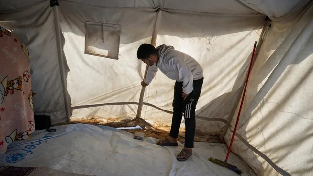 Severe floods devastate makeshift camps in Gaza, exacerbating humanitarian crisis