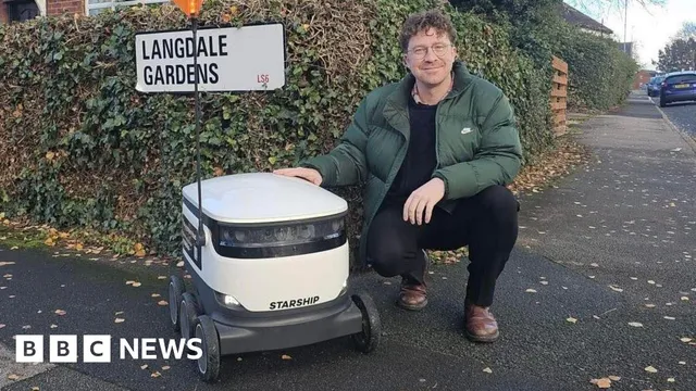 Delivery robots begin service in Leeds through Uber Eats