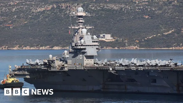 USS Gerald R Ford limps to Crete for urgent repairs after fire