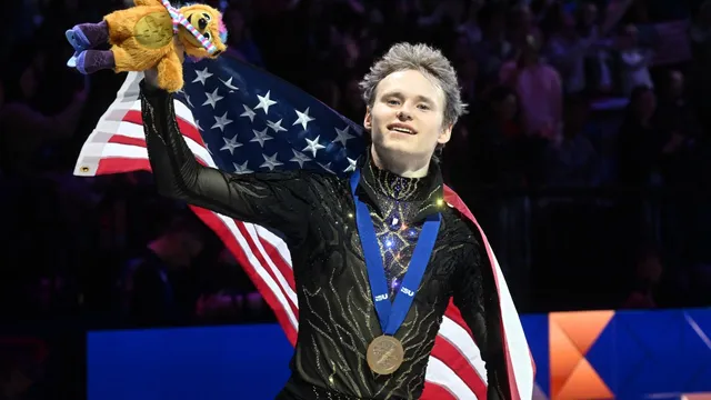 Ilia Malinin secures third world title after Olympic disappointment